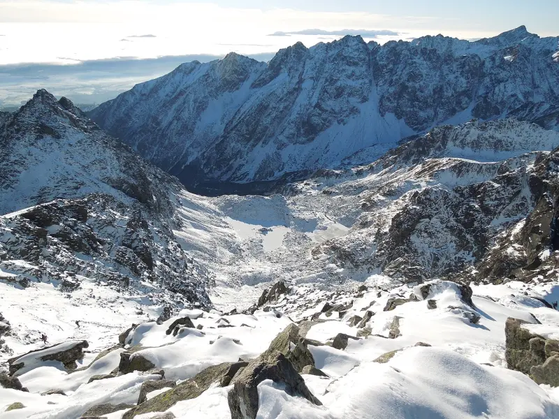 vysoké tatry v zime