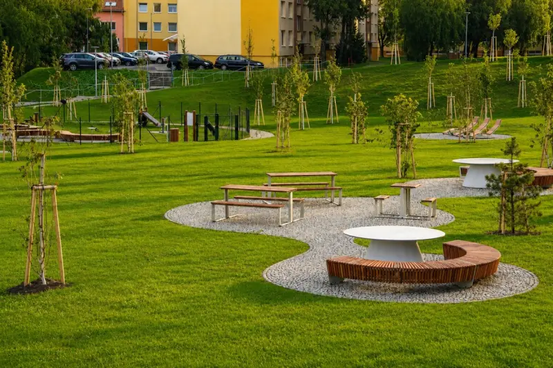 mestský park poprad