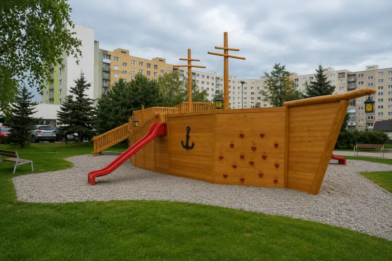 ihrisko s loďou poporad