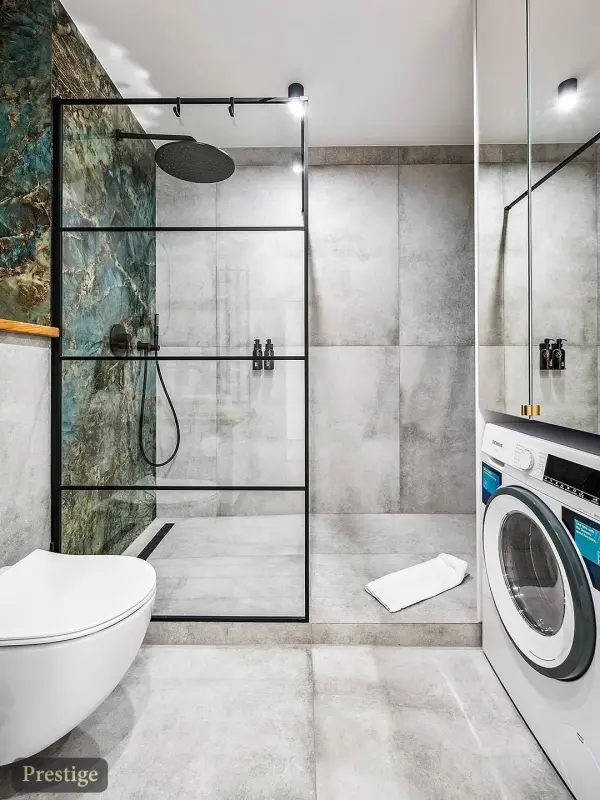 Izba Apartmán Deluxe v LUNYS, s.r.o. – kúpeľňa s walk in sprchou